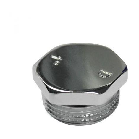 Tappo maschio ottone cromato 3/8
