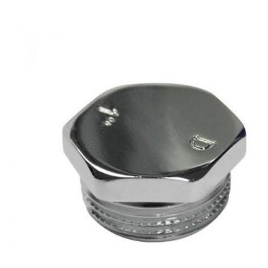 Tappo maschio ottone cromato 3/4