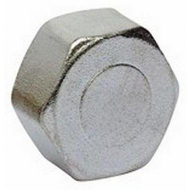 Tappo femmina in ottone cromo 3/8