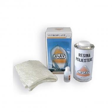 Kit stucco vetroresina 750ml lasav