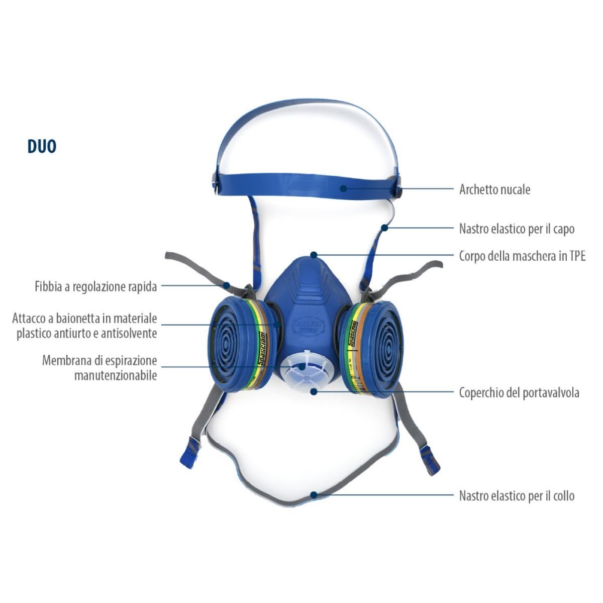 Semimaschera  duo attacco baionetta spasciani