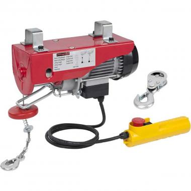 Paranco elettrico 125/250kg. 540w 9/18mt.