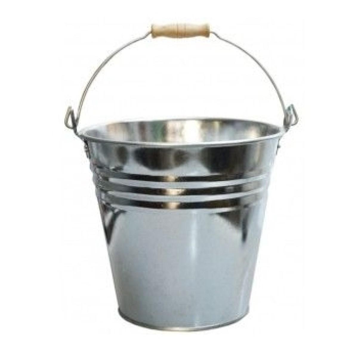 Secchio in lamiera zinc. lt.10