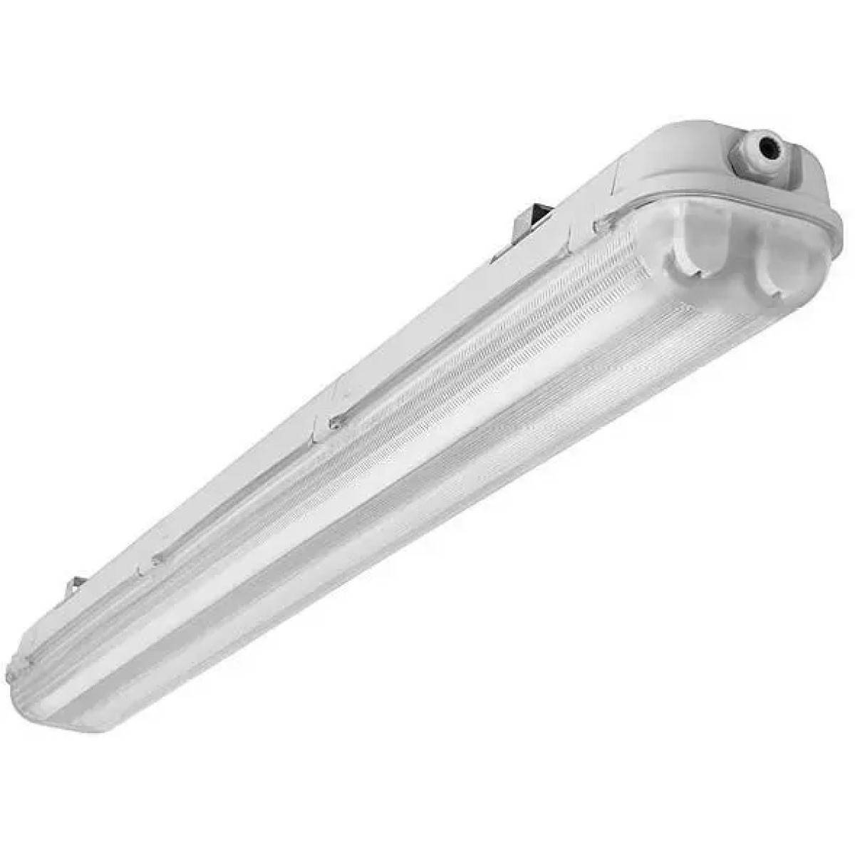 Plafoniera doppia ip65 led 2x18w 120cm.