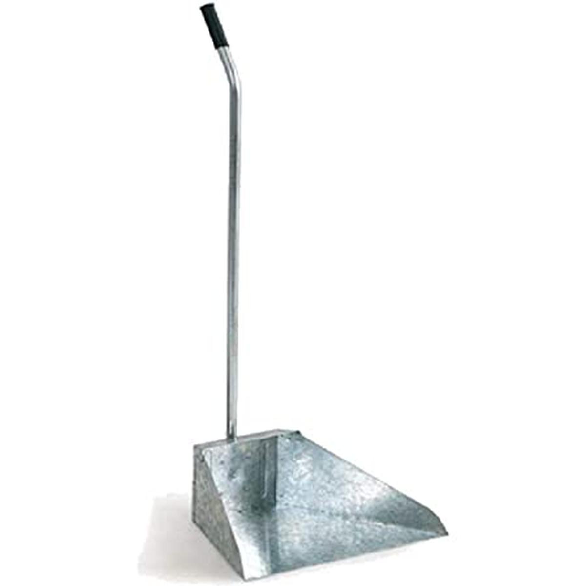 Paletta alza immondizia in acc. zinc. c/manico