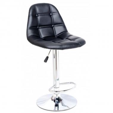 SGABELLO GIREVOLE "BUTTON" NERO