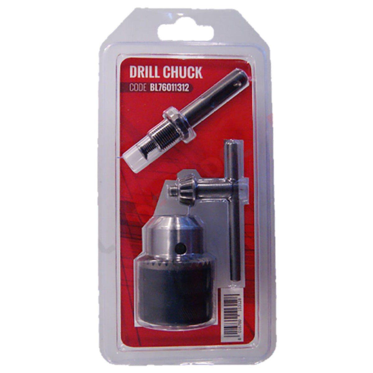 Mandrino a cremagliera ap. att.13mm 1/2x20 f. c/chiave+adatt.'ecef'