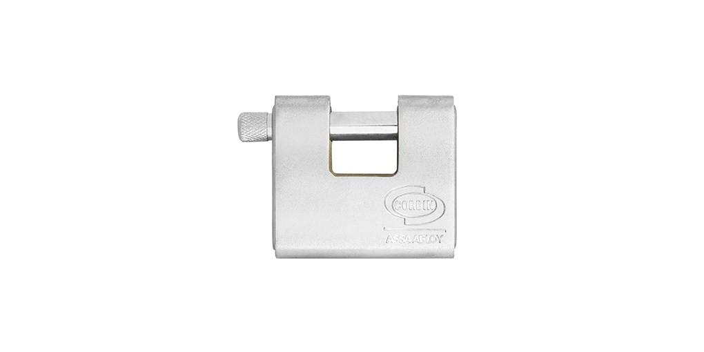 LUCCHETTO A BAIONETTA IN OTTONE CORAZZATO PRIUM CORBIN mm 90 CHIAVE UNICA KA