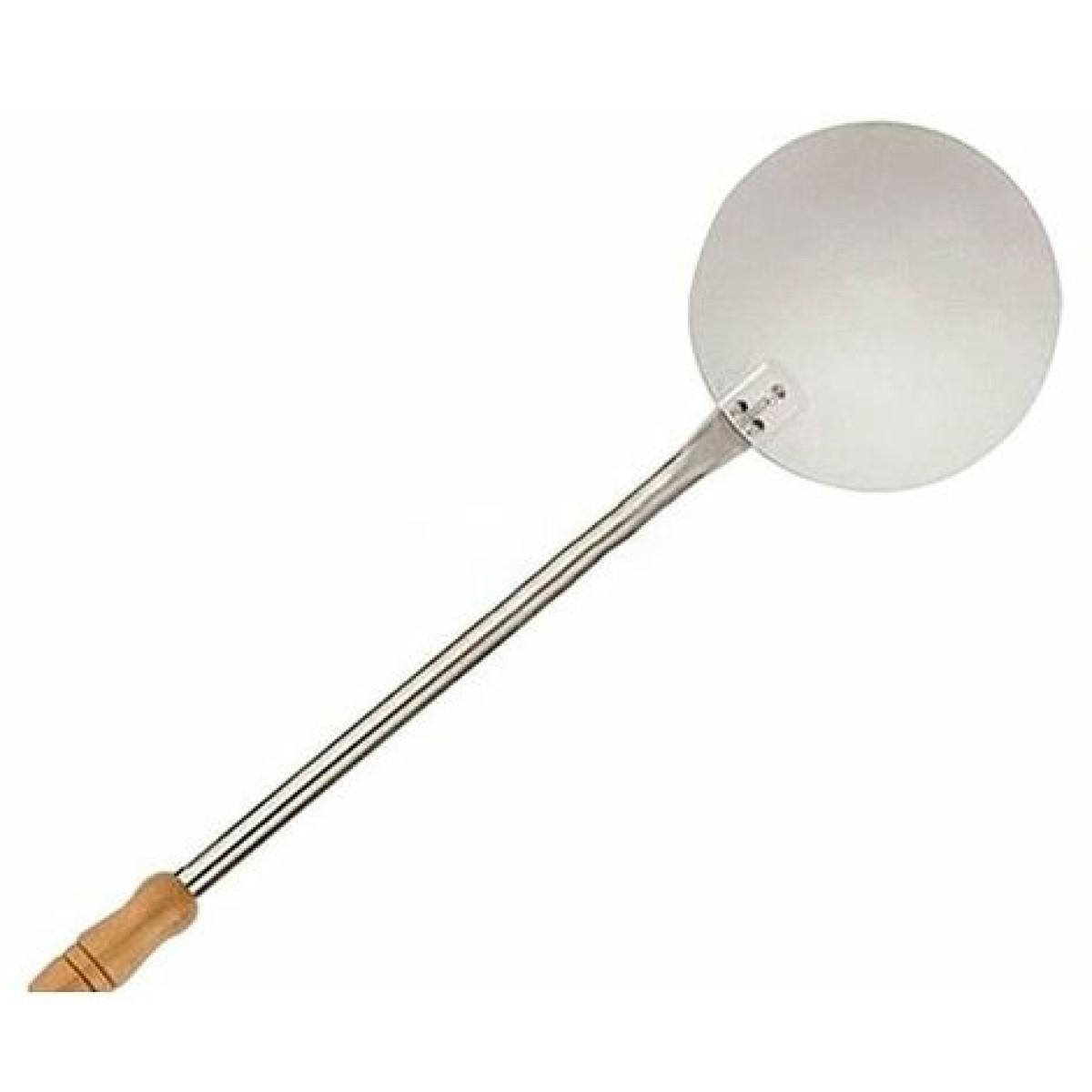 Pala gira pizza inox diametro 30 c/manico alluminio