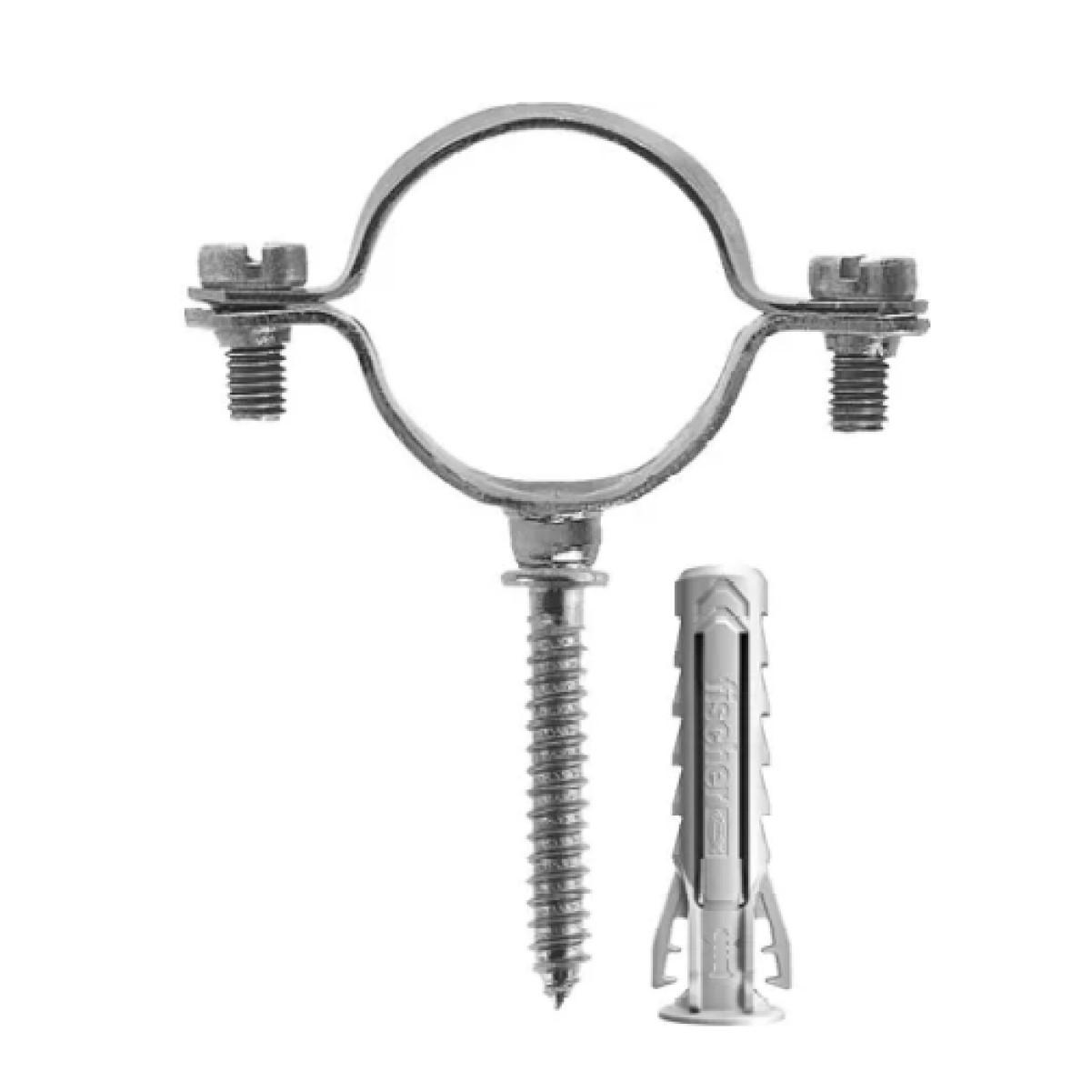 Collarino acciaio zinc. per tubazioni czv d.24 mm bl 10 pz