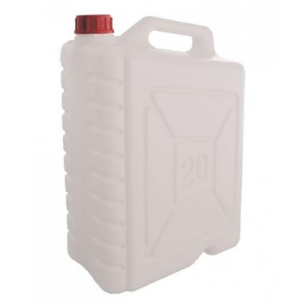 Bidone tanica in plastica con tappo lt. 20 c/rubinetto