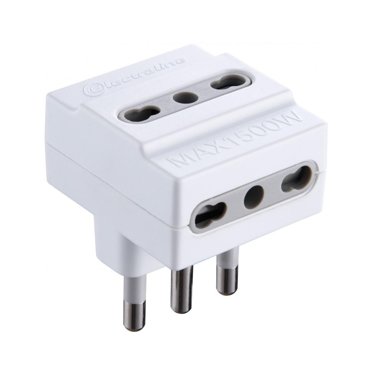 Adattatore 3pr.2p+t10a sp.2p+t10a