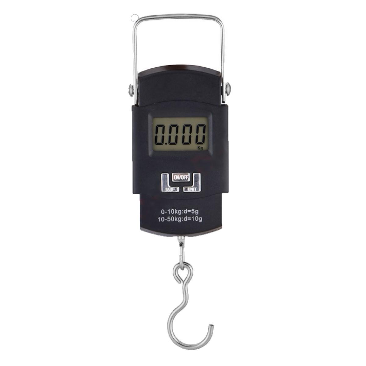 Bilancia digitale portatile kg.50 divisione 10gr. -2batt.aaa 1,5v inc.