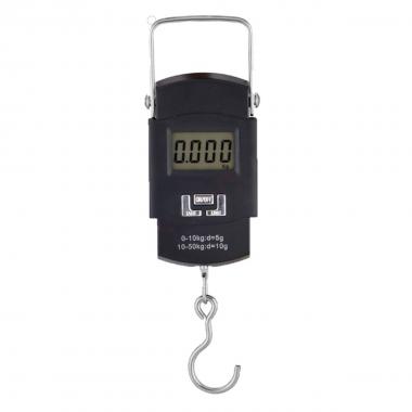 Bilancia digitale portatile kg.50 divisione 10gr. -2batt.aaa 1,5v inc.