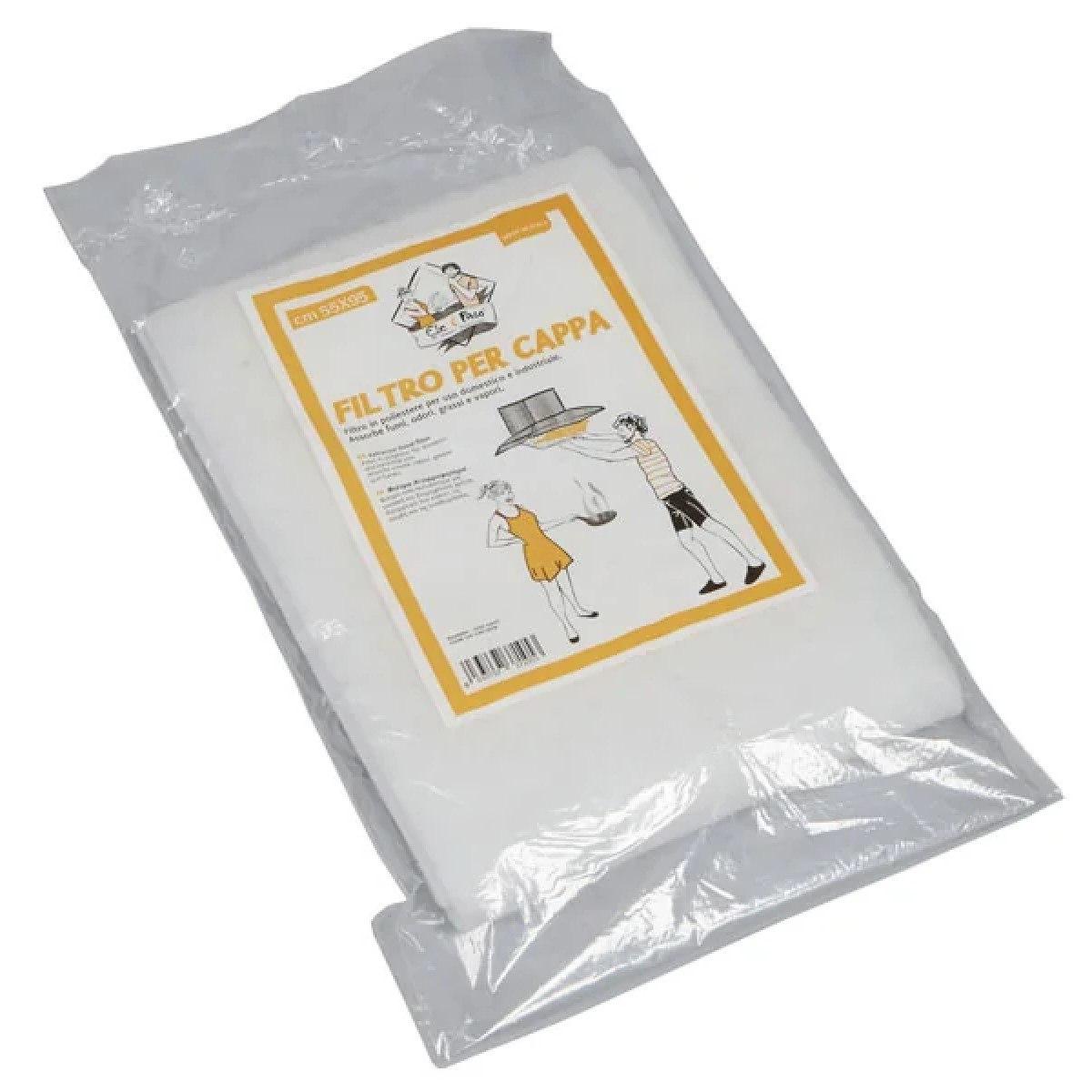 Filtro per cappa  bianco 45x85cm.