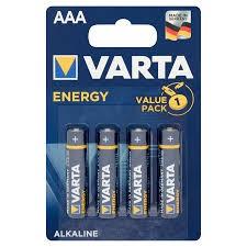 Batterie ministilo alkalina longlife 4 pz varta aaa