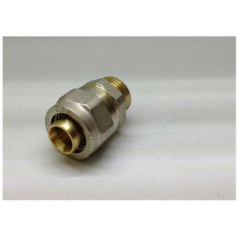 RACC/MULTISTRATO A PRESSARE DRITTO MASCHIO 3/4x20