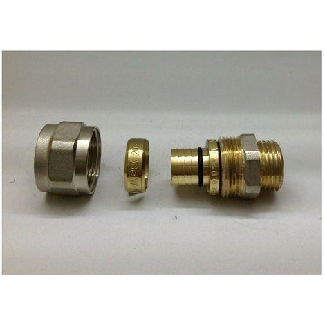 RACC/MULTISTRATO A PRESSARE DRITTO MASCHIO 3/4x20