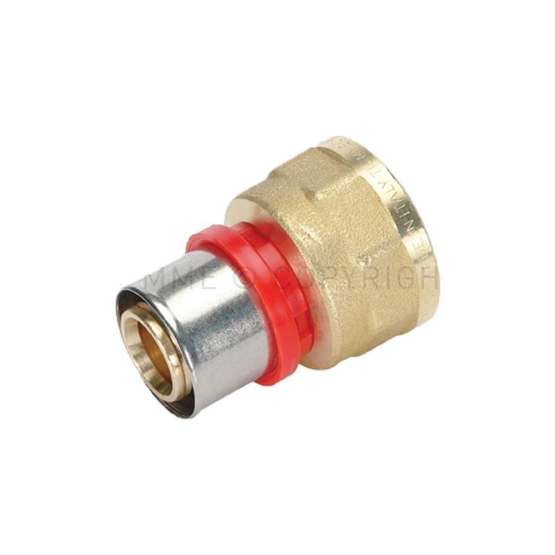 Racc/multistrato a pressare dritto femmina 20