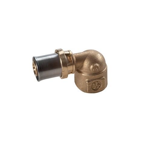 RACC/MULTISTRATO A PRESSARE CURVO FEMMINA 3/4x20