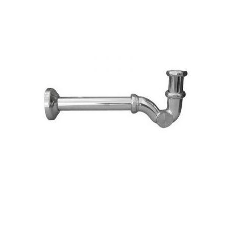 Sifone ad s senza piletta con canna da cm. 25 1