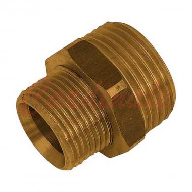 NIPPLES OTTONE GIALLO DRITTO RIDOTTO 3/8"x1/4"