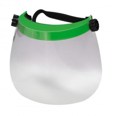 Visiera/schermo protettiva in policarb.