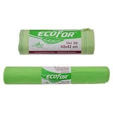 Sacchetti raccolta differ. 80x110 compost. biodegrad.