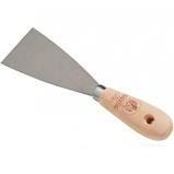 SPATOLA PER STUCCO  MANICO LEGNO AUSONIA cm 8