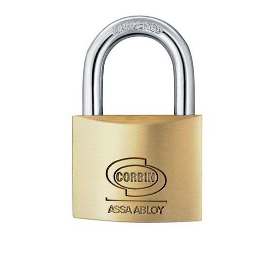 Lucchetto arco in ottone corbin chiave unica ka mm 40