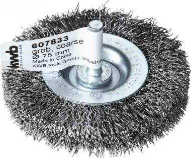 SPAZZOLA A DISCO IN ACCIAIO mm 75x h15mm