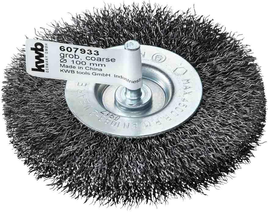 SPAZZOLA A DISCO IN ACCIAIO mm 100x h15mm