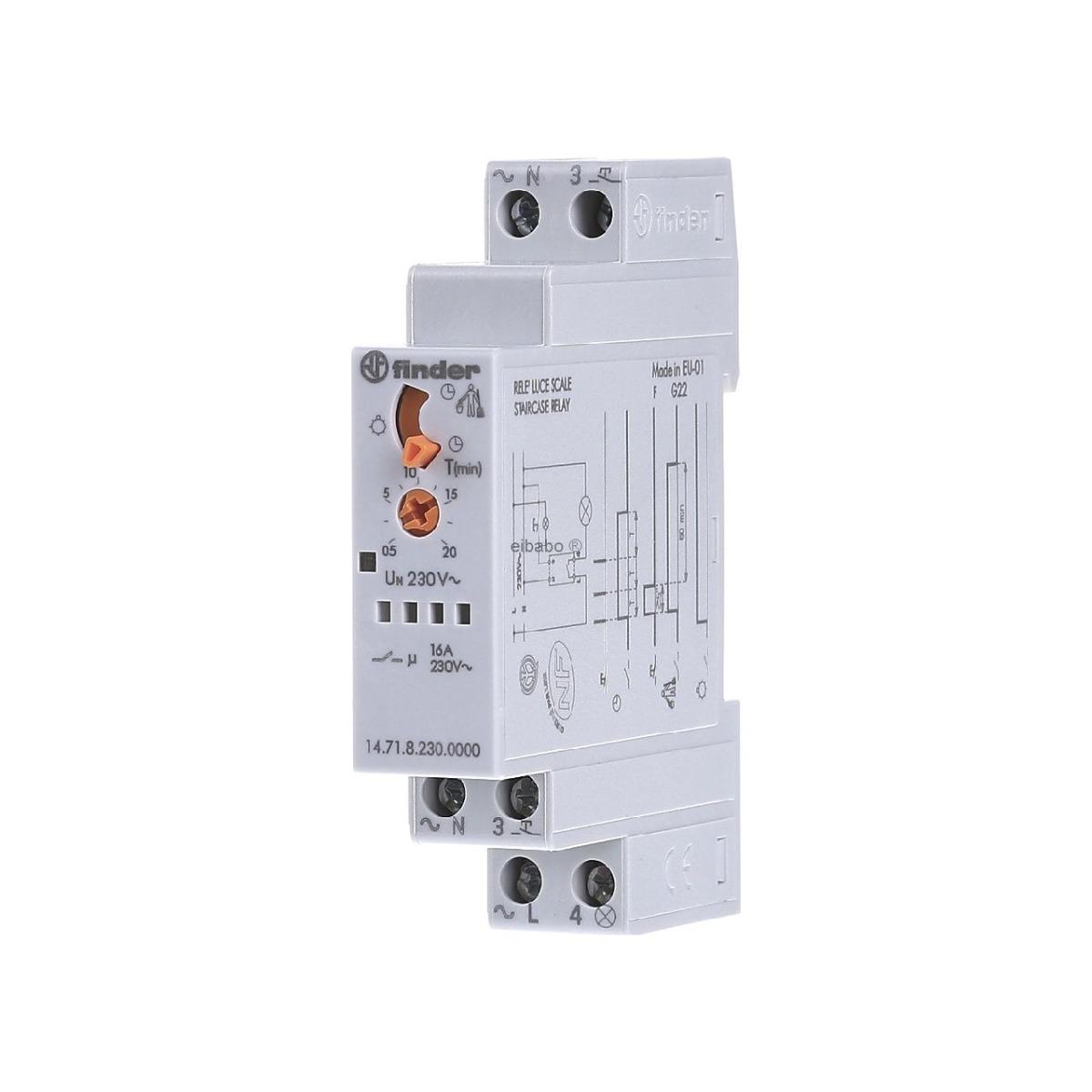 Rele' luce scala elet. din 220v