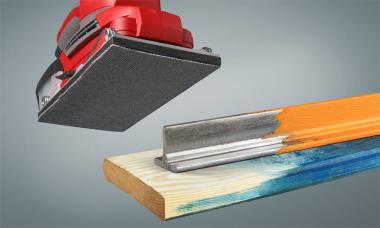 SET RETE ABRASIVA x LEGNO E METALLO 93x185 5Pz GRANA 220