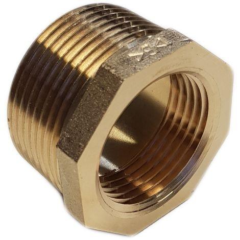 RIDUZIONE MF IN OTTONE CROM. 1x3/4 IBP