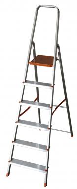 Scala in alluminio eurodomus 6 gradini