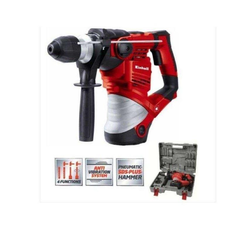 MARTELLO TASSELLATORE A 4 FUNZIONI TH-RH + kit punte