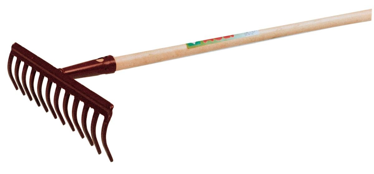 Rastrello 12 denti con manico