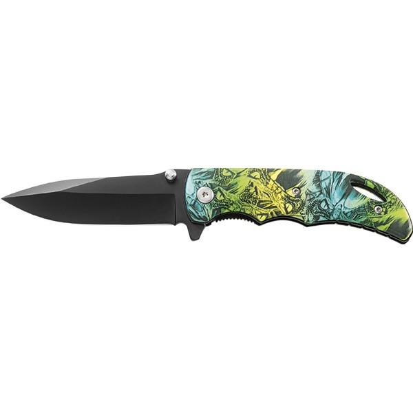 Coltello  tascabile  cm18 manico plastica lama inox