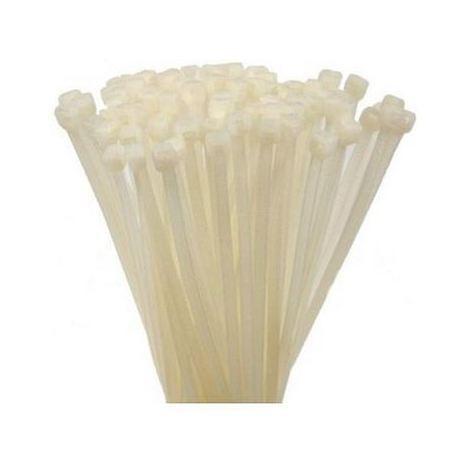 Fascetta nylon bianca 3,6x200 x100pz