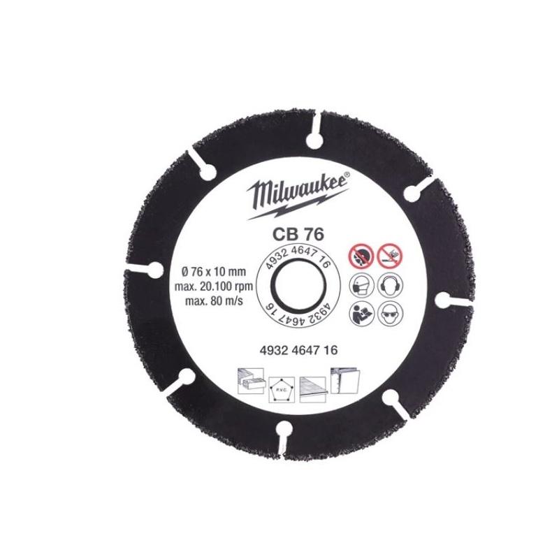 DISCO AL CARBURO 76 mm PER SMERIGLIATRICE LATERALE
