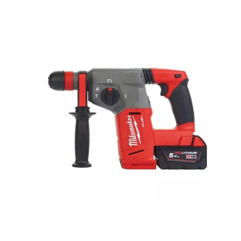 KIT M18FUEL TASSELLATORE A BATTERIA M18 CHX + SMERIGLIATRICE A BATTERIA M18CAG115X CON 2 BATTERIE DA 5Ah+ 1 BATTERIA 9 AH