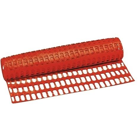 Rete per delimitazione cantiere arancio mt.1    x50 gr.150xmq