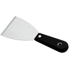 Spatola con manico plast. inox cm 10