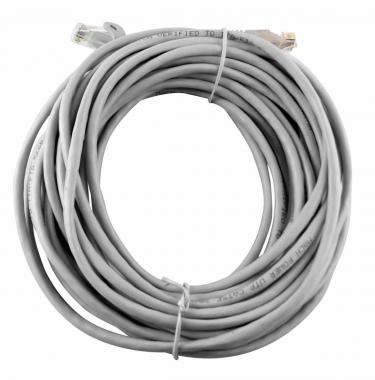 Cavo per rete lan utp plug rj45/rj45 grigio mt.20