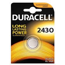 Batteria al lithio duracell cr 2430