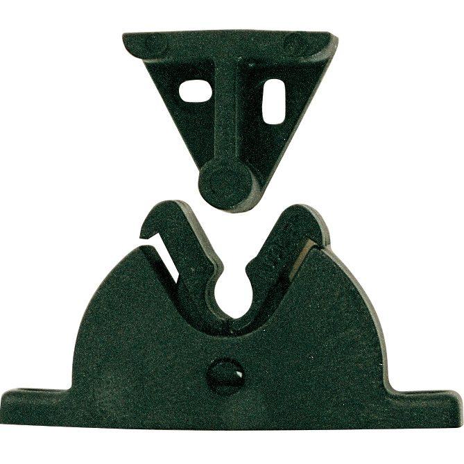 Pinza fermaporta in plast. nero