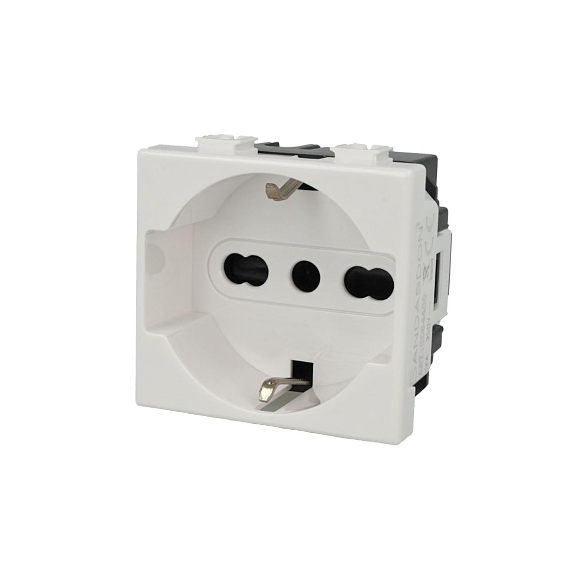 Presa schuko eco fom