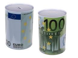 Salvadenaio in metallo medio