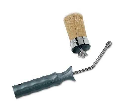 Ingrassatore setola bionda 45 con manico in ferro